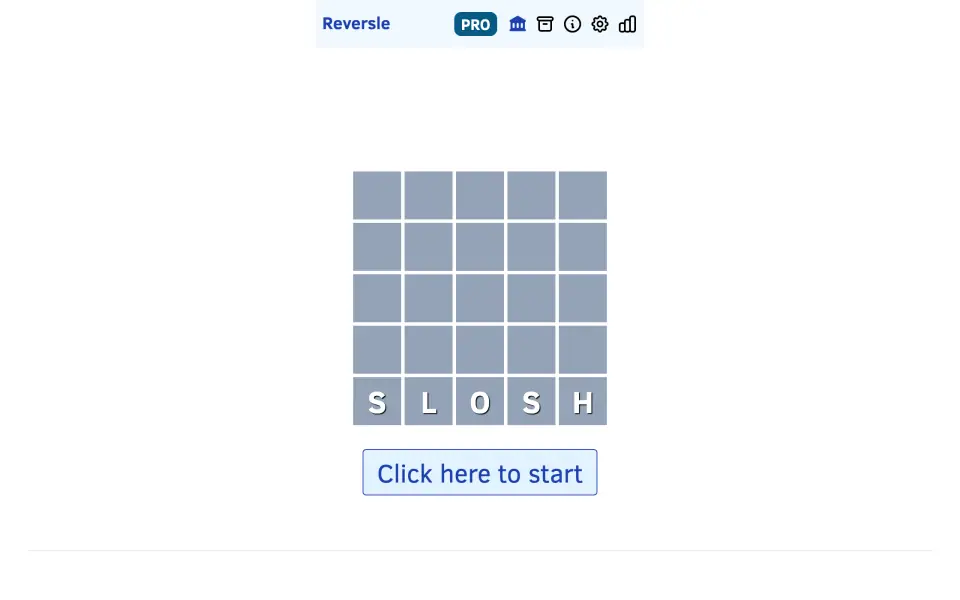 Reversle screenshot
