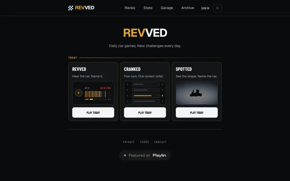 REVVED screenshot
