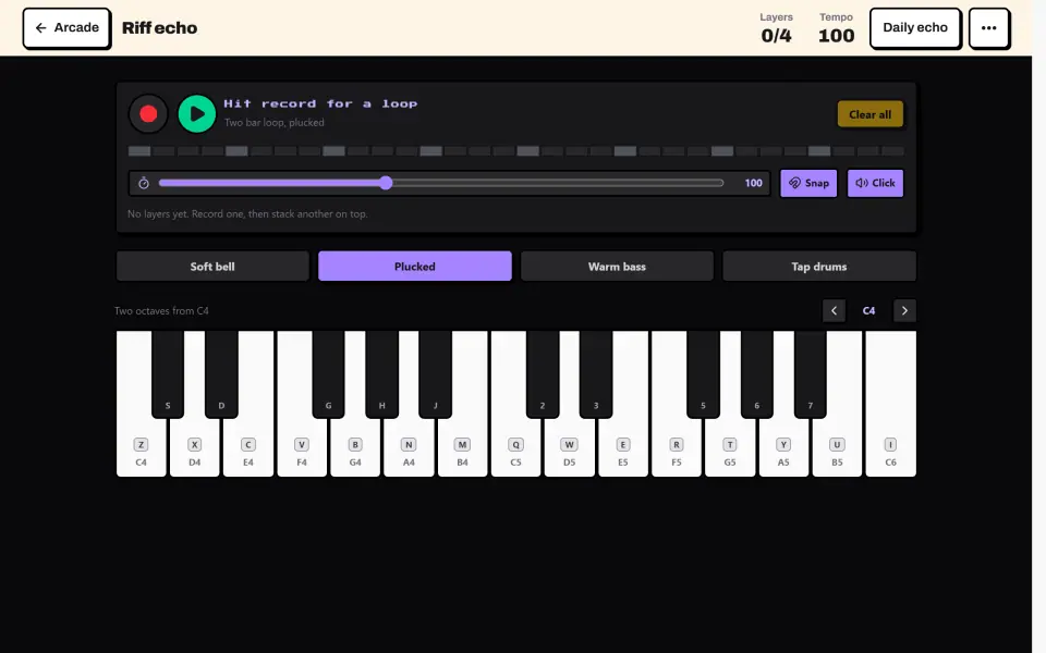 Riff Echo screenshot