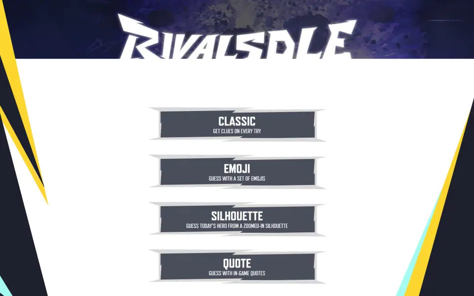Rivalsdle screenshot