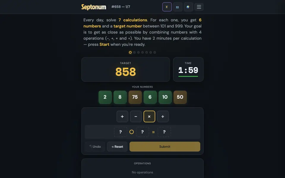 Septonum screenshot