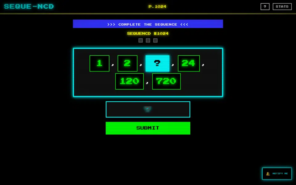 SEQUE-NCD screenshot