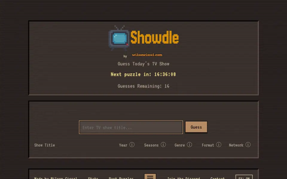 Showdle screenshot
