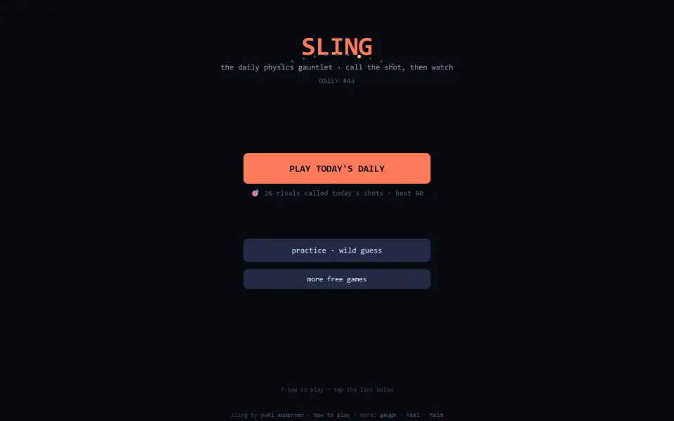 Sling screenshot