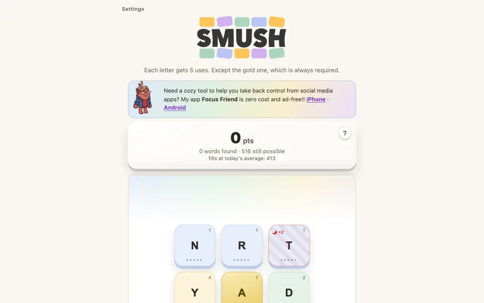 Smush screenshot