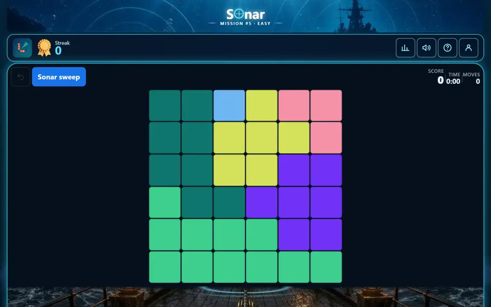 Sonar Puzzle screenshot