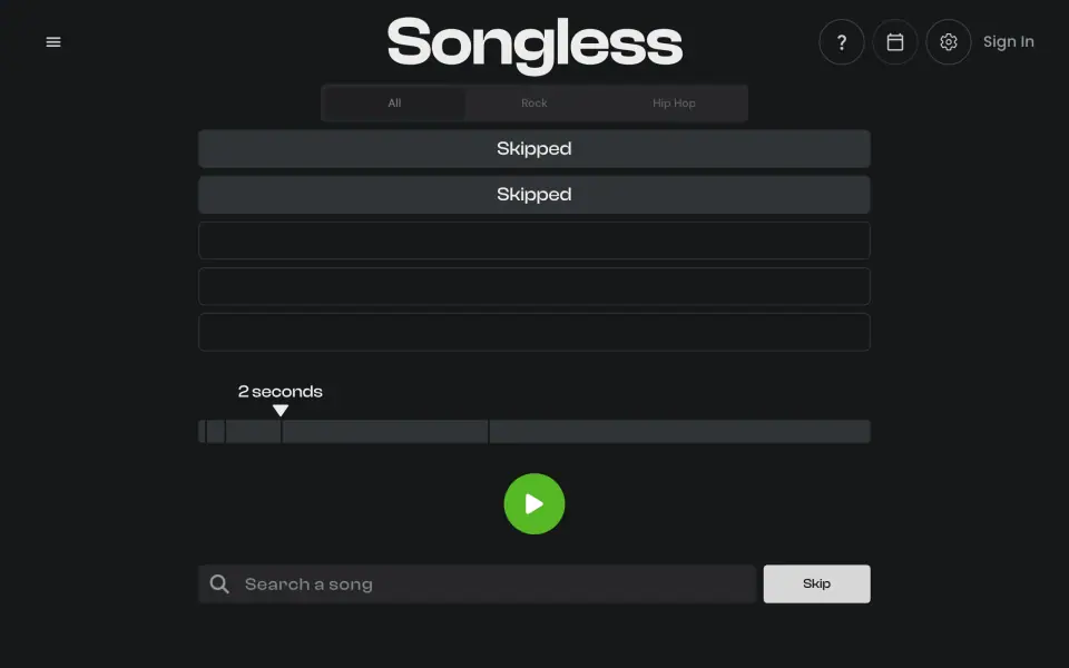 Songless screenshot