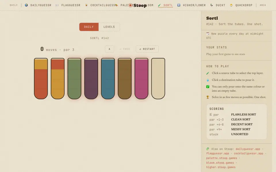 Sortl screenshot