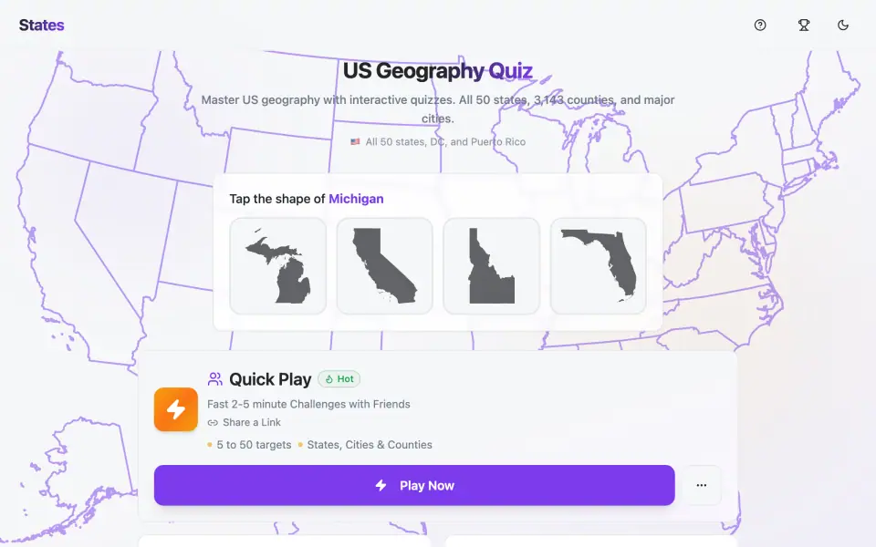 States screenshot