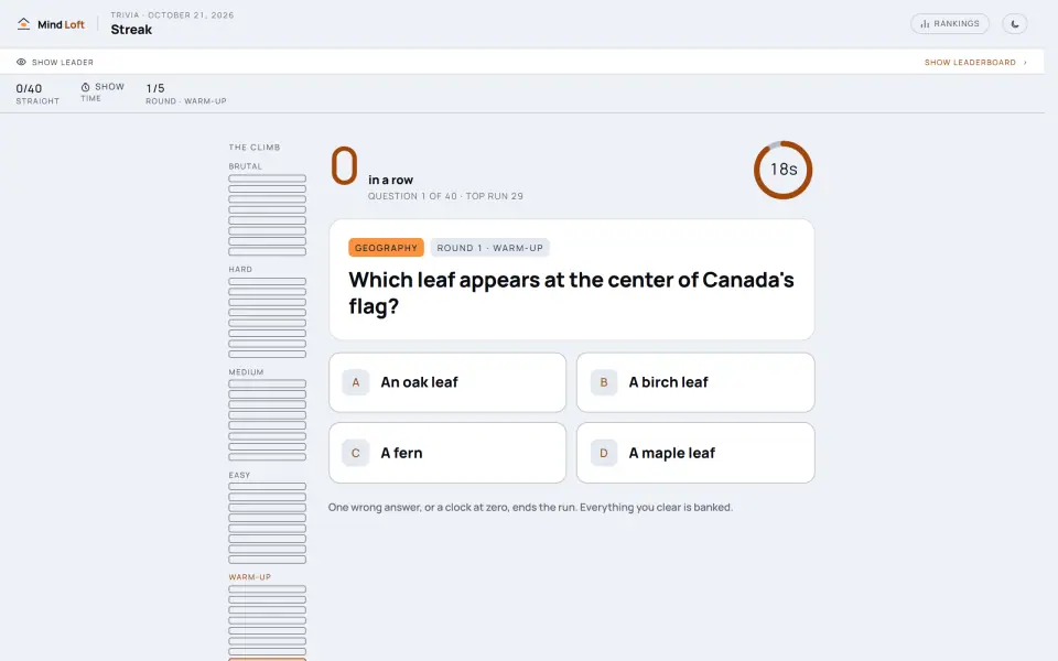 Streak screenshot