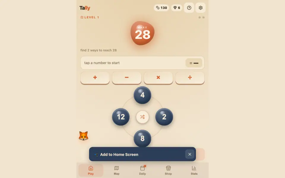 Tally screenshot
