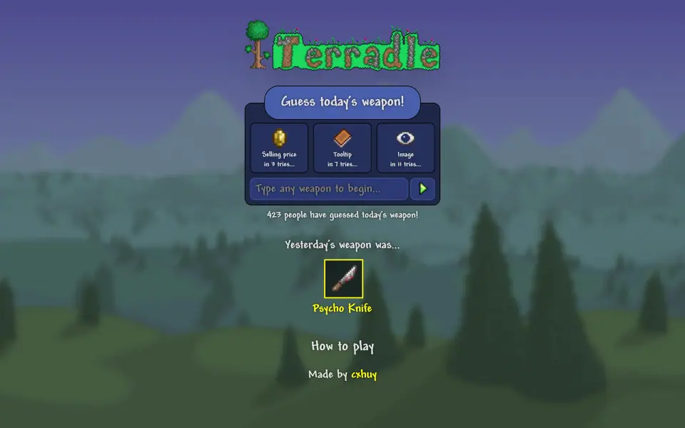 Terradle screenshot