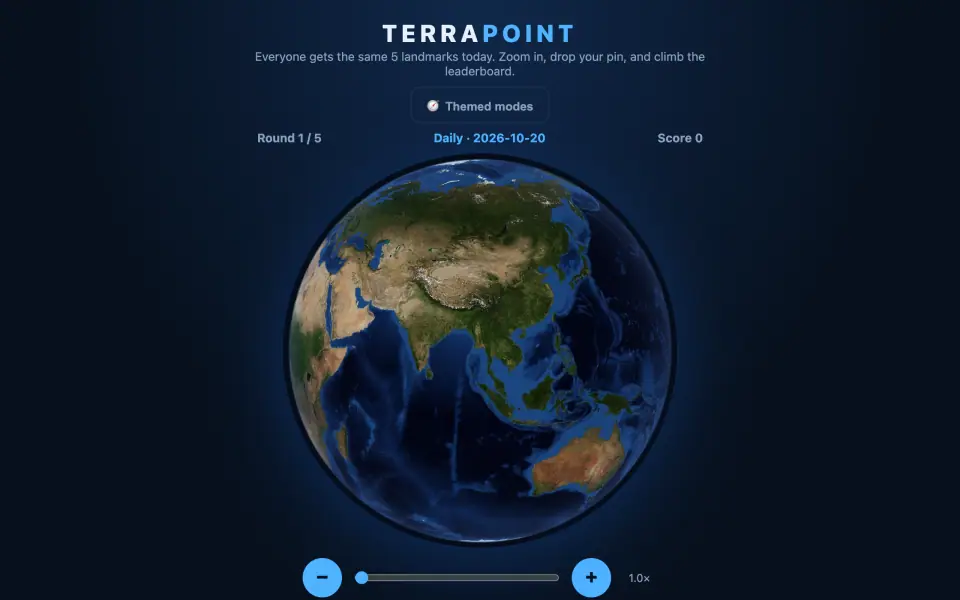 TerraPoint screenshot