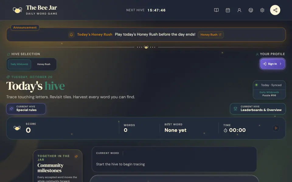 The Bee Jar screenshot