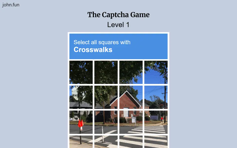The Captcha Game screenshot