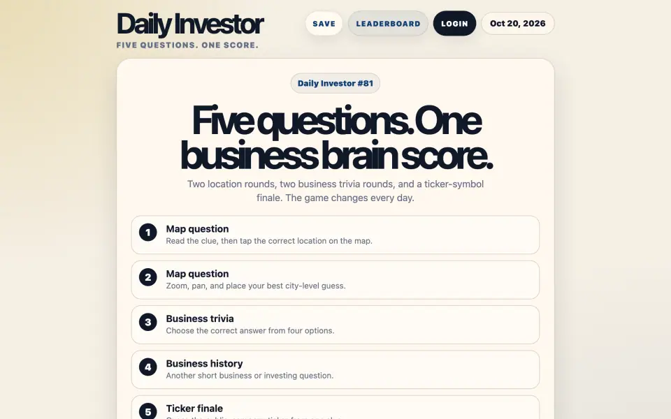 Daily Investor screenshot