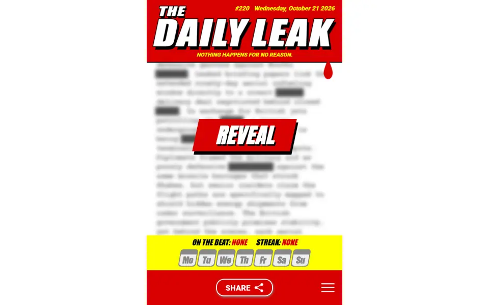 The Daily Leak screenshot