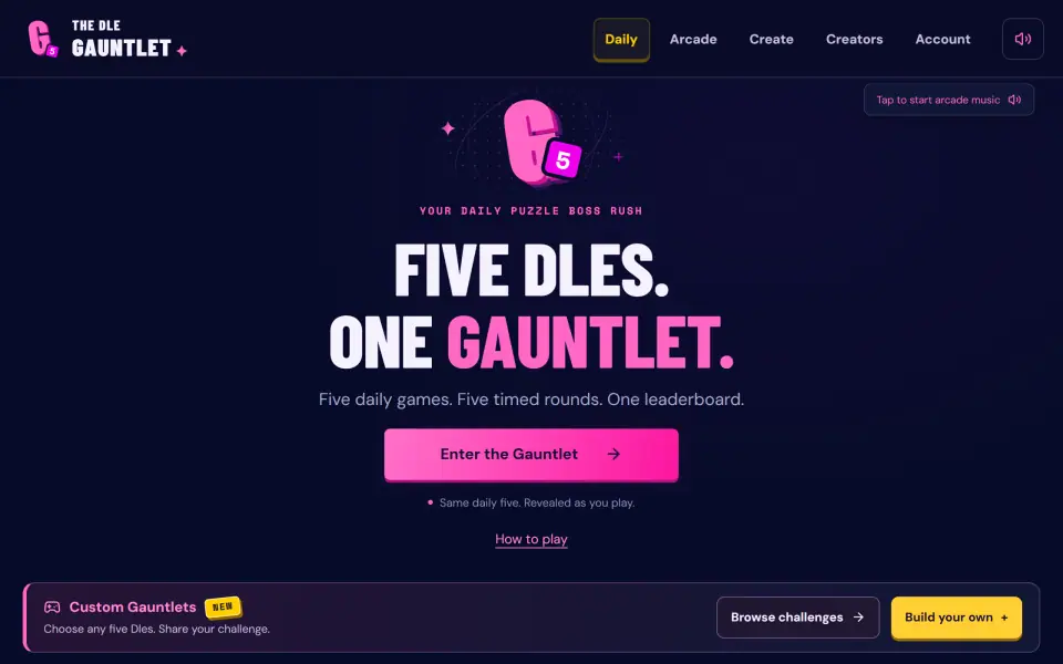 The Dle Gauntlet screenshot