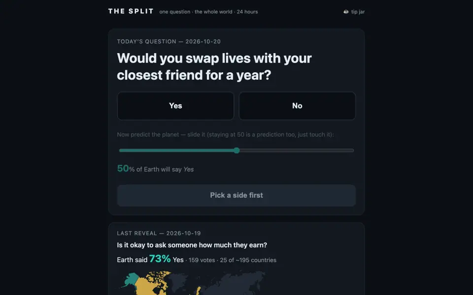 The Split screenshot