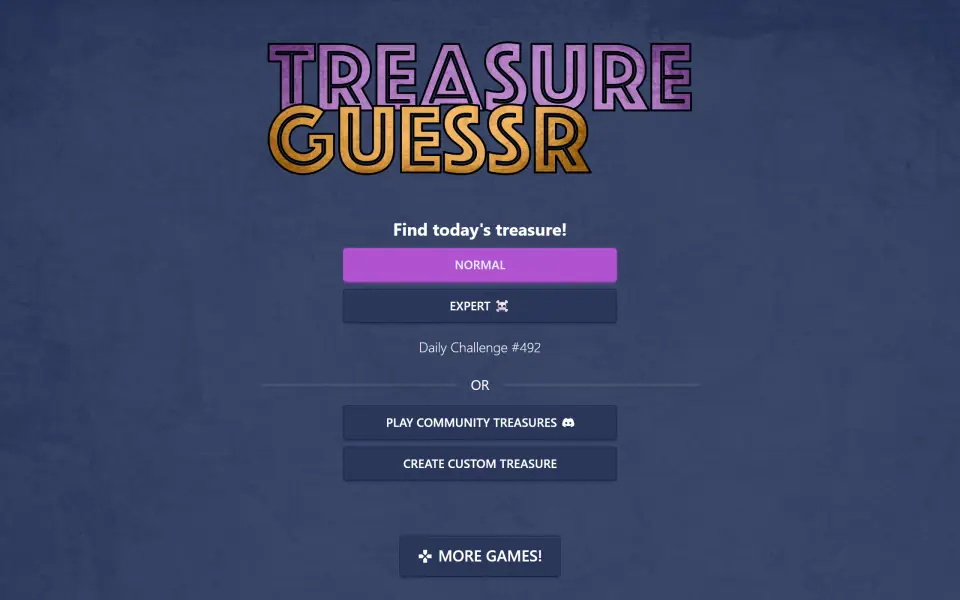 Treasure Guessr screenshot