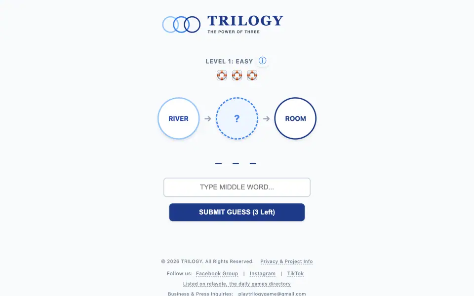 Trilogy screenshot
