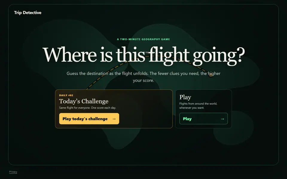 Trip Detective screenshot