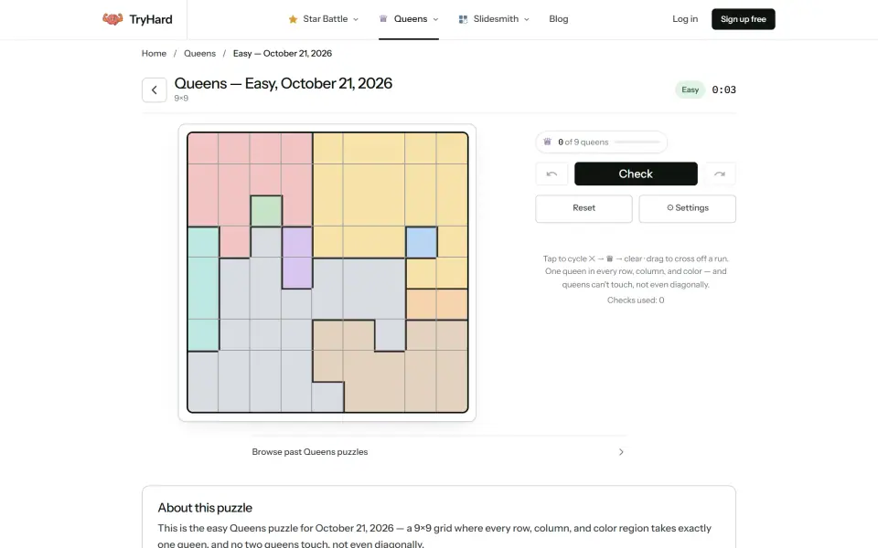 TryHard Puzzles screenshot