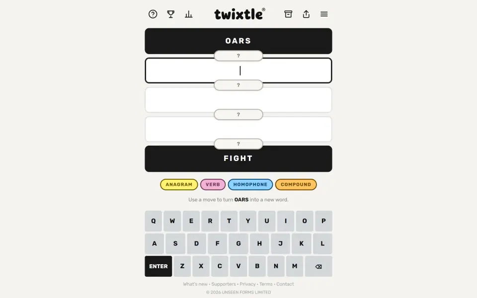 Twixtle screenshot
