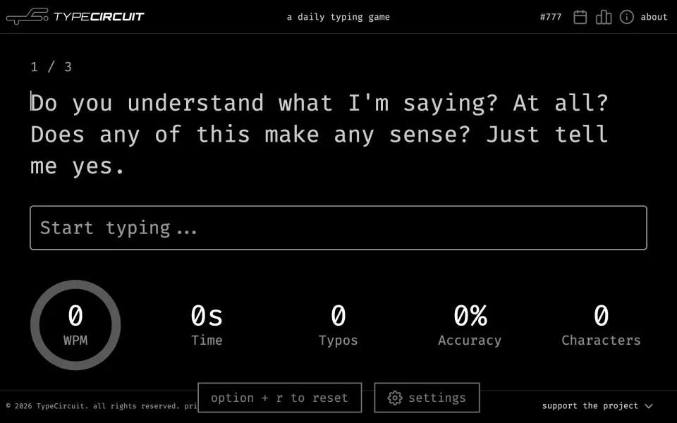 TypeCircuit screenshot