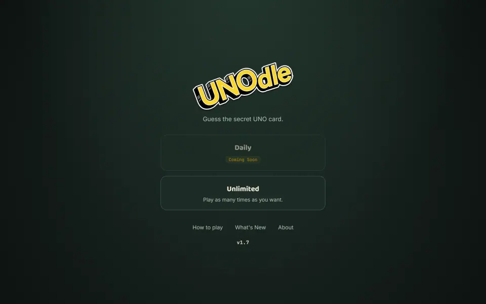 UNOdle screenshot