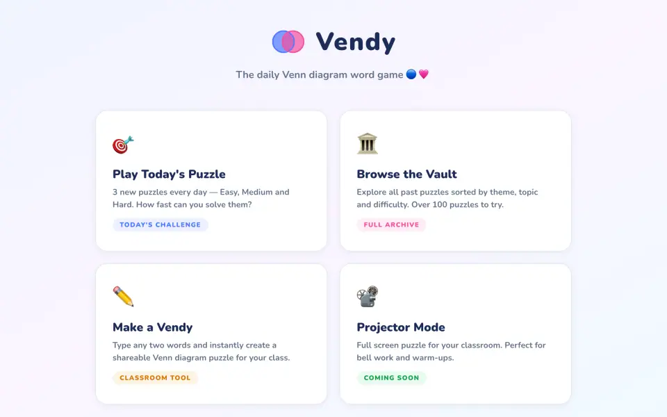 Vendy screenshot