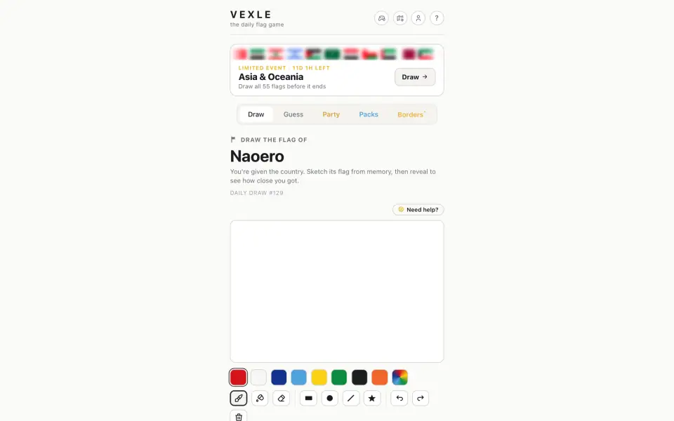 Vexle screenshot