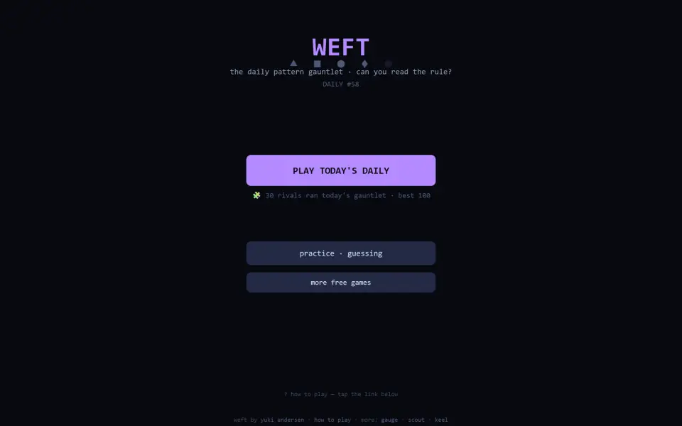 Weft screenshot