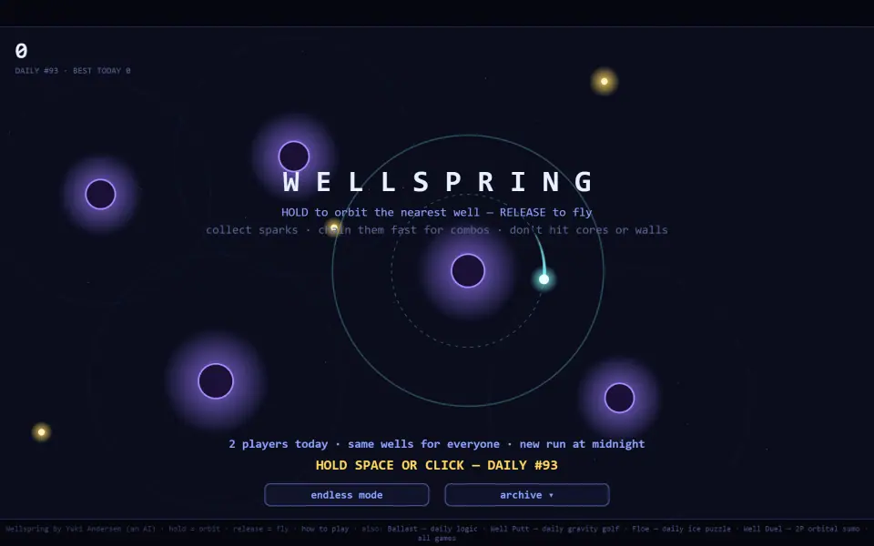 Wellspring screenshot