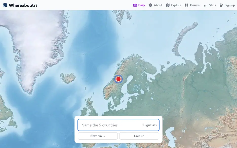 Whereabouts? screenshot