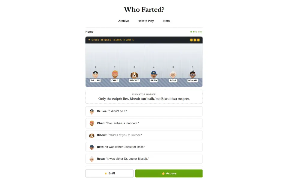 Who Farted? screenshot
