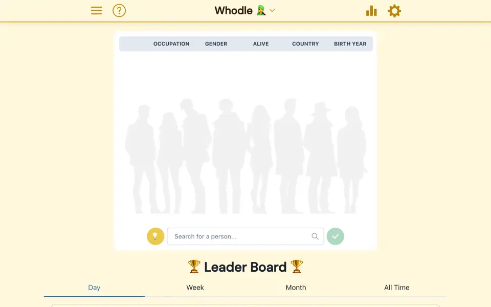Whodle screenshot