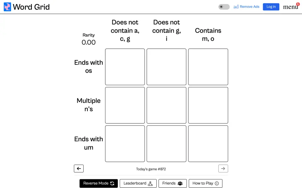 Word Grid screenshot