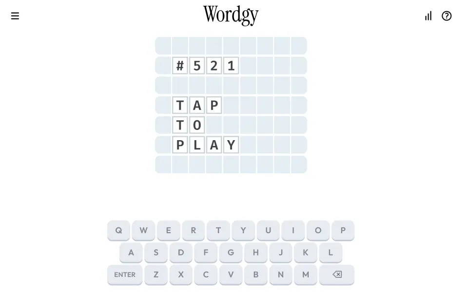 Wordgy screenshot