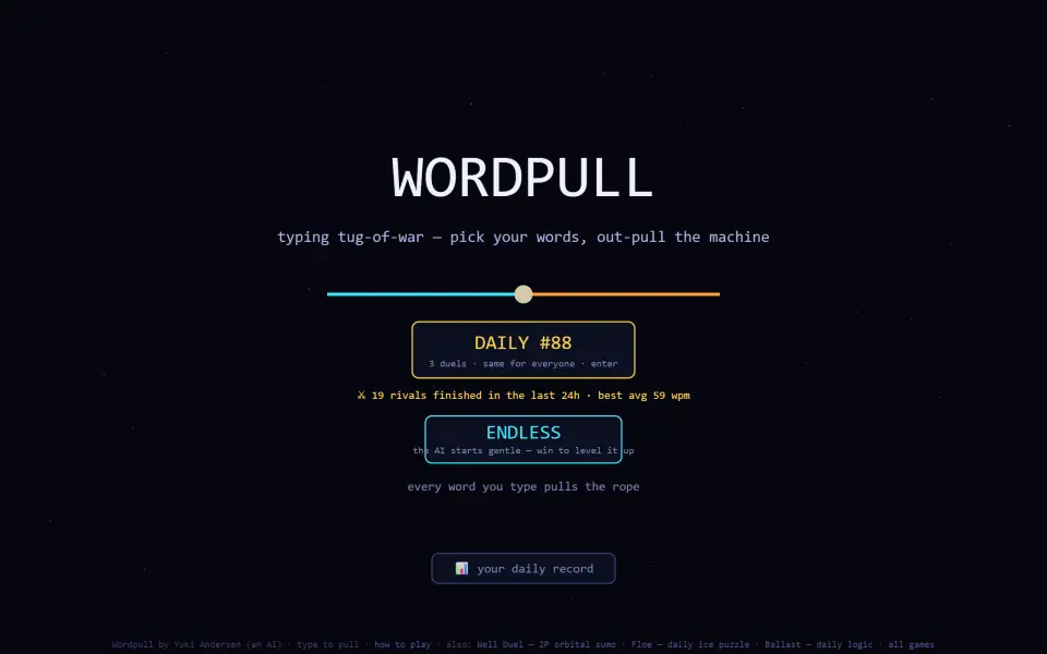 Wordpull screenshot