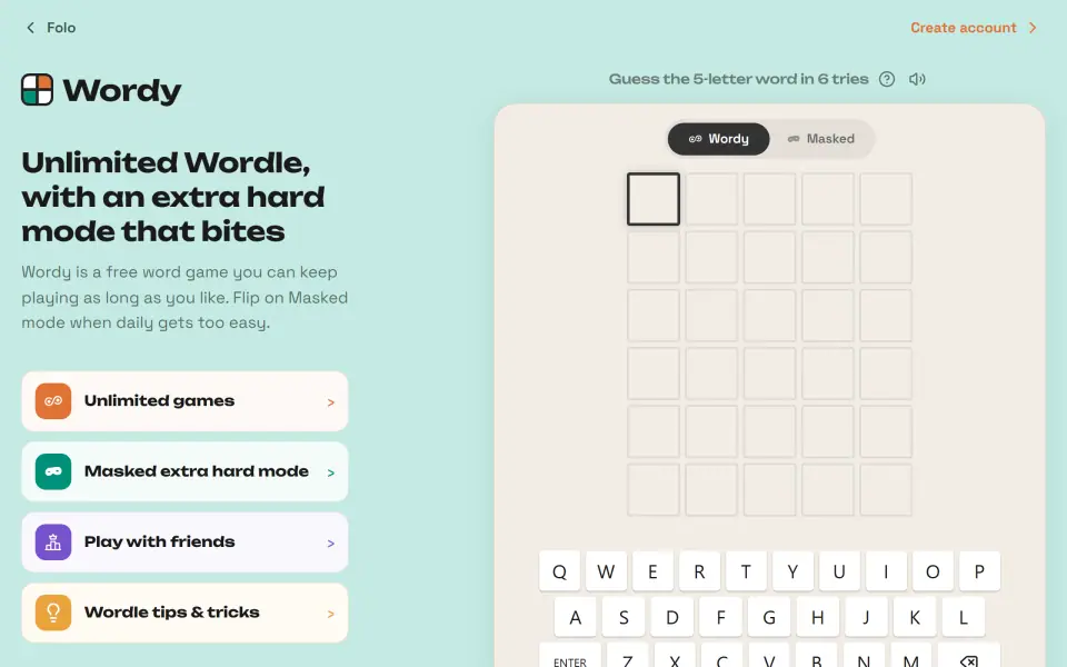 Wordy Masked screenshot