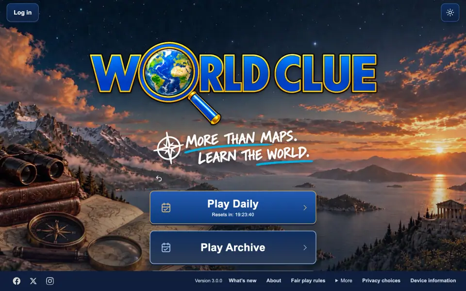 World Clue screenshot