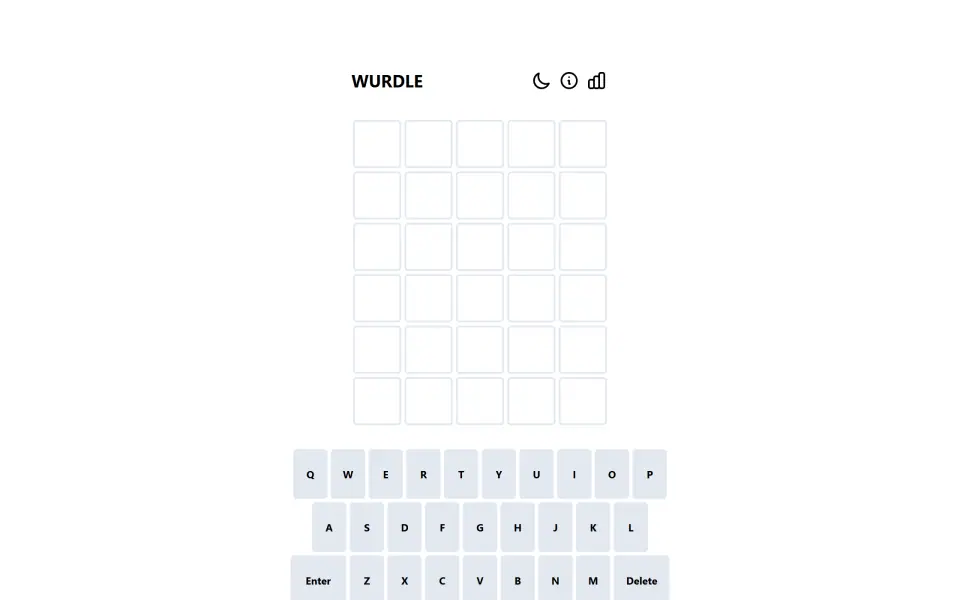 Wurdle screenshot