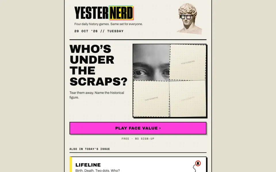 Yesternerd screenshot